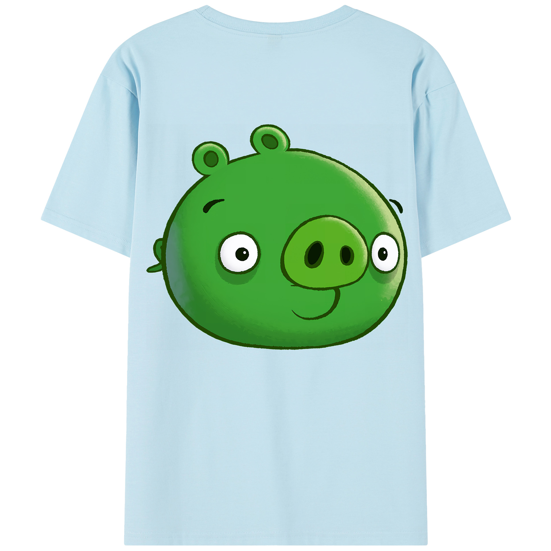 （画像用） Angry Birds アングリーバード 綿100％半袖Tシャツ（背面プリント）